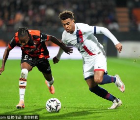 法甲-门德斯先拔头筹卡里奥卡扳平 大巴黎1-1洛里昂